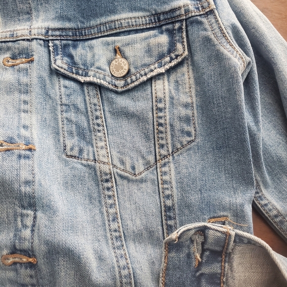 Lucky Brand Light Blue Jean Jacket Size  Small - Picture 3 of 3